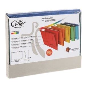 Cartelle sospese orizzontali Joker interasse 39 cm assortiti fondo a V Conf. 10…