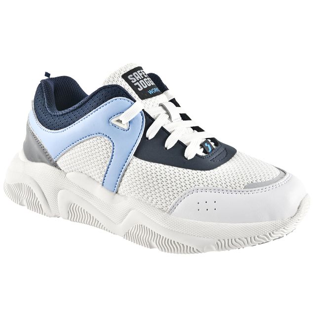 Calzatura bassa Sloan O1 LOW - numero 38 - bianco/azzurro - Safety Jogger
