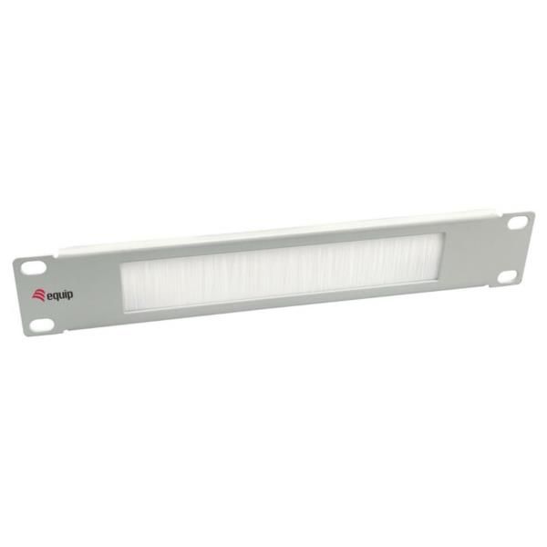 EQUIP 10" BRUSH PANEL 1U, LIGHT GREY