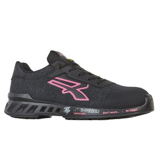 Calzatura di sicurezza Michelle - S1PS FO SR ESD RedLeve - numero 36 - nero/ros…