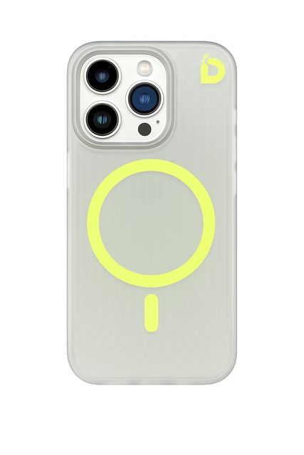 IDUDE COVER TANK MAGSAFE NEON IPHONE 16 GIALLO