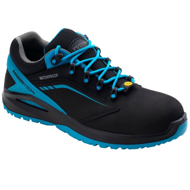 Calzatura di sicurezza Streif Low - S3 - numero 42 - nero/azzurro ottanio - Ros…
