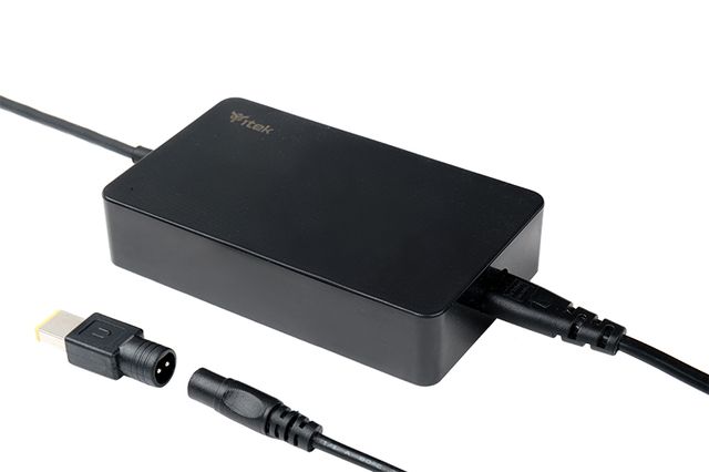 ITEK ITNBSD65 ALIMENTATORE UNIVERSALE PER NOTEBOOK 65W CON 8 CONNETTORI SLIM DE…