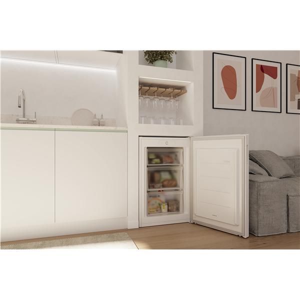 Candy CNUQ2L58EW Congelatore verticale Libera installazione 90 L E Bianco