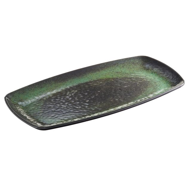Piatto rettangolare Linea Amazzonia 35,5x19x2,5cm melamina Leone
