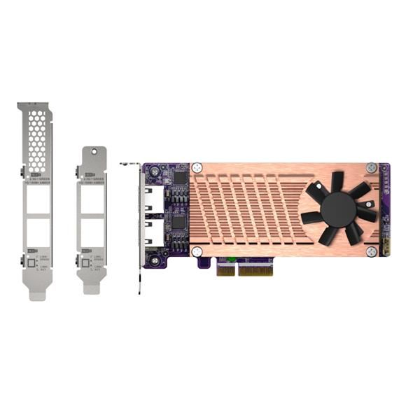 QNAP QM2-2P2G2T SCHEDA DI RETE E ADATTATORE INTERNO ETHERNET 2500 MBIT/S 2xPCIE…