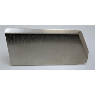 Raccordo 90° piano grigio 84x84xH.75 cm gamba in acciaio argento per scrivanie …