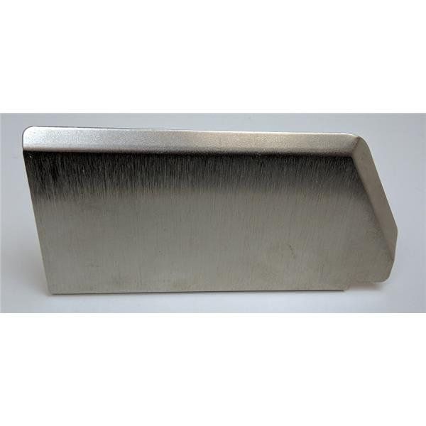 Raccordo 90° piano grigio 84x84xH.75 cm gamba in acciaio argento per scrivanie …