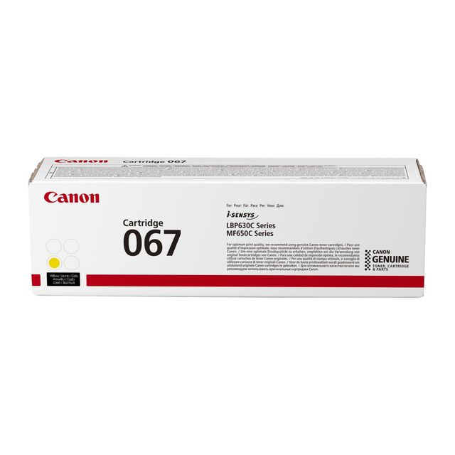 Canon 067 - Giallo - originale - cartuccia toner - per i-SENSYS MF651Cw