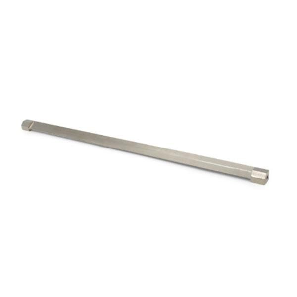 Raccordo 90° piano noce canaletto 84x84xH.75 cm gamba in acciaio bianco per scr…
