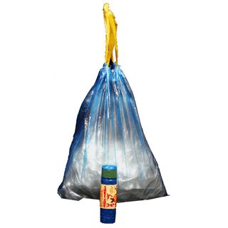 Sacchi immondizia per rifiuti inorganici Rolsac 27 L 50x60 cm - 16 µm azzurro -…