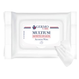 Salviette disinfettanti multisuperficie Multiusi alcool 62% - 20x20 cm profumo …