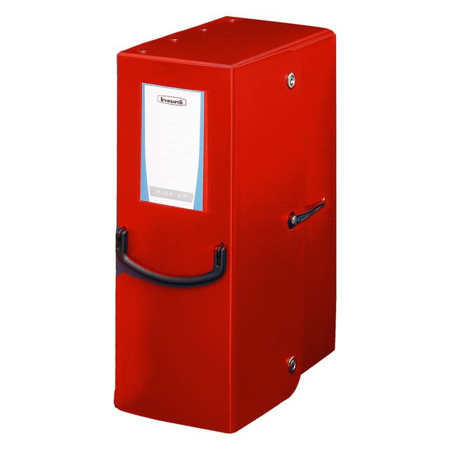 Scatola portaprogetti LEONARDI Pick Up 25x35 cm - dorso 20 cm Trilex® rosso 402…