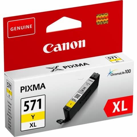 Canon CLI-571Y XL - 11 ml - Alta resa - giallo - originale - serbatoio inchiost…