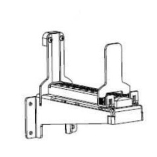 Scrivania piano bianco 160x80xH.75 cm gamba ad anello in acciaio argento linea …