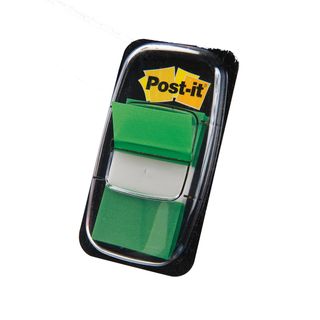 Segnapagina removibili Post-it® Index Medium con dispenser verde 50 segnapagina…