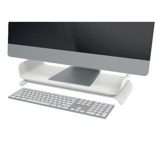 Supporto per monitor regolabile a 2 altezze Leitz Ergo grigio chiaro - 209x112x…