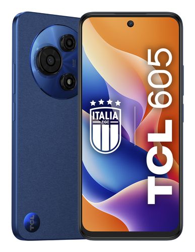 TCL 605 DUAL SIM 6.67" OCTA CORE 128GB RAM 4GB 4G LTE ITALIA MIDNIGHT BLUE