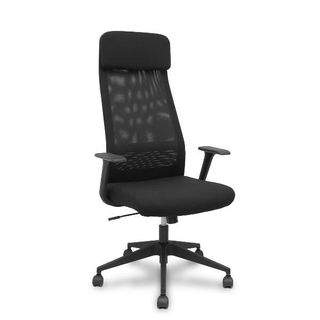 Tavolo alto Woody 80x80xH.105 cm con gambe rovere Artexport piano nero 6401-DKC…