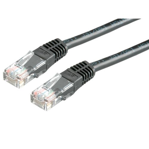 VALUE CAVO UTP PATCHCORD CAT.6/CLASS E, BLACK, 1M