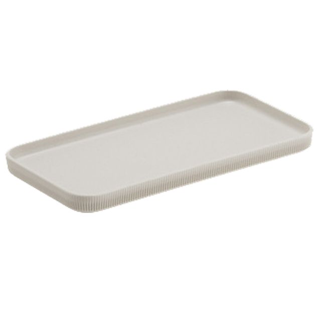 Vassoio buffet Norway 27,5x13,2x1,7cm melamina avorio Leone
