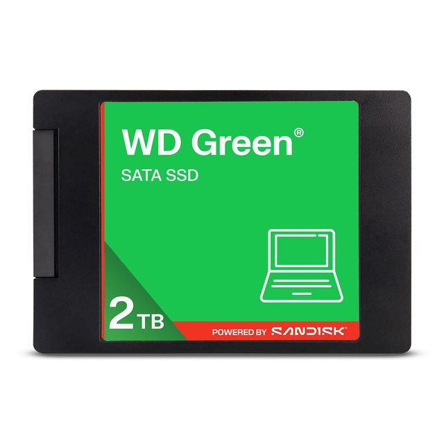 WESTERN DIGITAL GREEN SSD 2TB INTERNO 2.5" SERIAL ATA III 3D NAND