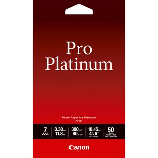 Canon Photo Paper Pro Platinum - 101.6 x 152.4 mm 50 fogli carta fotografica - …