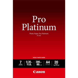 Canon Photo Paper Pro Platinum - A4 (210 x 297 mm) - 300 g/m² - 20 fogli carta …