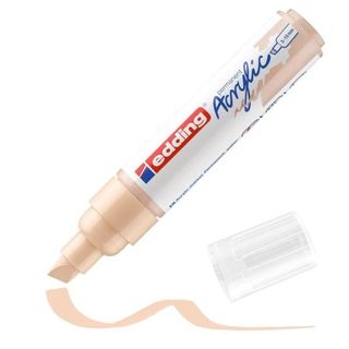 Edding E-5000255, Beige, Punta smussata, Beige, 5 mm, 1 cm, Inchiostro a base d…