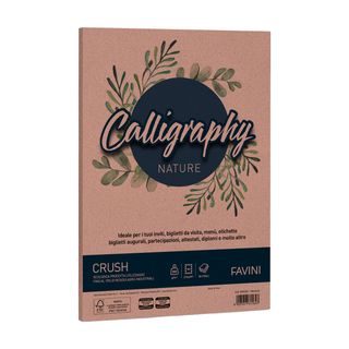 Carta Calligraphy Nature Crush - A4 - 250 gr - mandorla - Favini - conf. 50 fog…