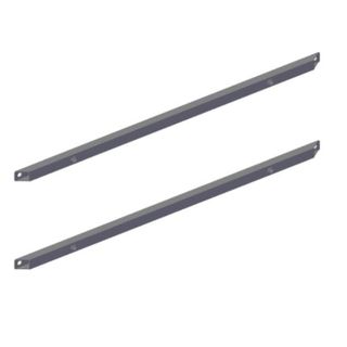 ITB Solution VW - Kit montaggio (2 staffe) - per pannello piatto - nero - dimen…