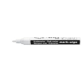 LYRA mark+ sign - Marcatore - bianco - liquid chalk - 4 mm (pacchetto di 10)