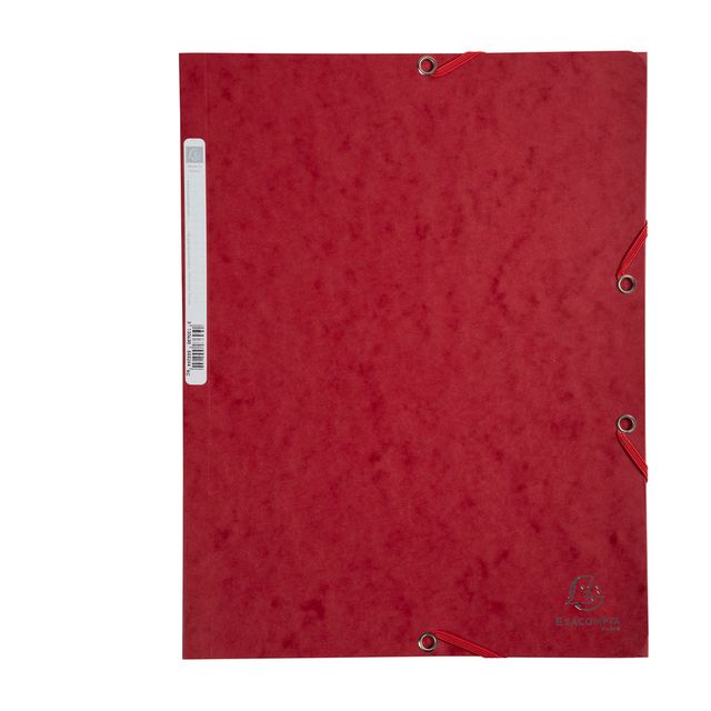 Cartella 3 lembi con elastico angolare - A4 - dorso 0,3 cm - cartoncino Lustrè …