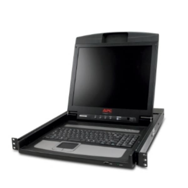 APC LCD Console - Console KVM - 17" - montabile in rack - 1280 x 1024 @ 75 Hz -…