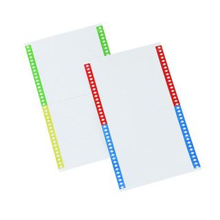 Cartellini per cartelle sospese - 140 mm - Bertesi - pack 10 fogli da 34 carton…