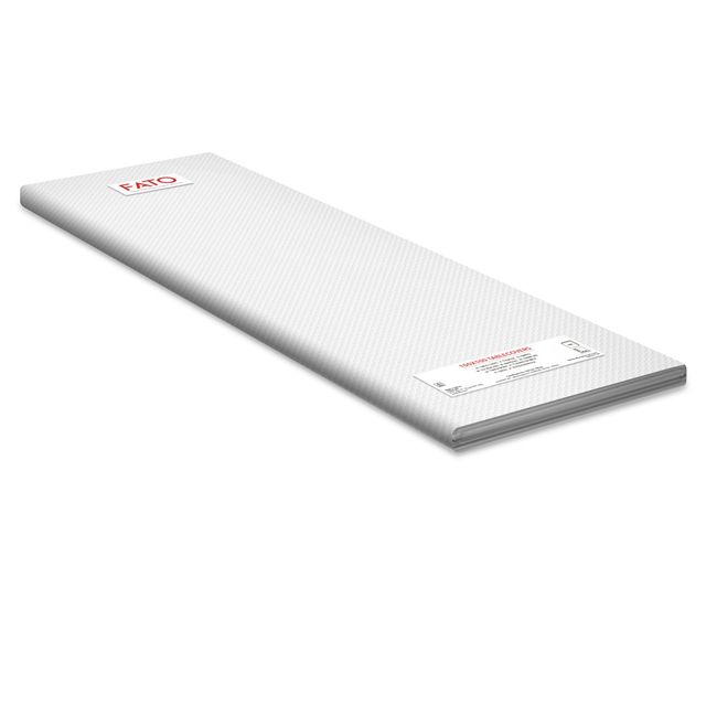 Tovaglia - carta riciclata - 100 x 100 cm - bianco - Fato - conf. 100 pezzi