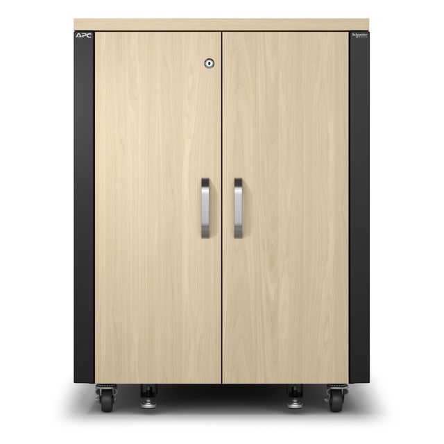 APC NetShelter - Rack (orizzontale) - insonorizzato - 230 V c.a. V - acero - 17…